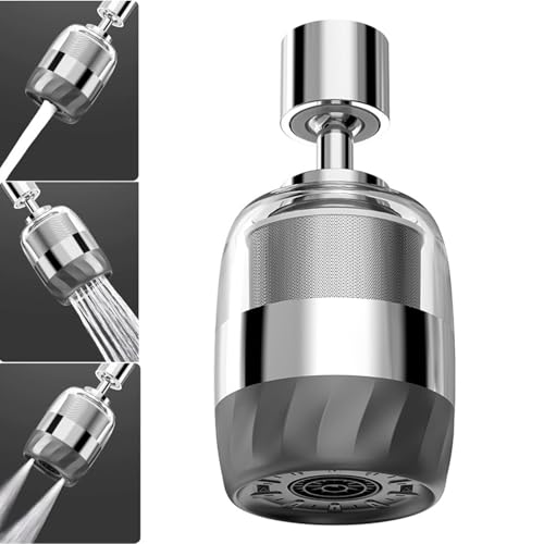 Wasserhahn Verlängerung Sieb Küche, Wasserhahn Aufsatz Schwenkbar 360°, Schwenkbrause mit Filter, Faucet Extender Strahlregler M24, Perlatoren für Wasserhähne Wasserhähn Verlangerung Wassersparfilter von Chuainxin