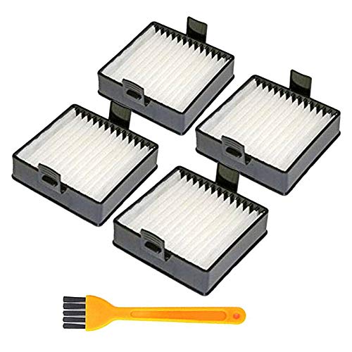 4 Stück Filter mit Reinigungsbürste für Ryobi P712/713/714K Staubsauger Zubehör von Chuancheng