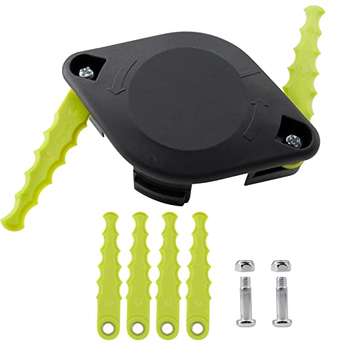 Chuancheng Rasentrimmerkopf für Ryobi ACFHRL2 Polycarbonat, 18 V, 24 V, mit 6 Klingen, 6 feste Heringe Chuancheng Rasentrimmerkopf für Ryobi ACFHRL2 Polycarbonat, 18 V, 24 V, mit 6 Klingen, 6 feste Heringe von Chuancheng