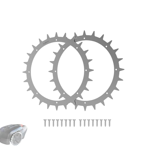 Chuancheng Rutschfeste Spikes für Rasenmäher Gardena R38Li, R40Li, R45Li, R50Li, R70Li, R80Li, Husqvarna 305 308 105 (bis 2015) Roboter-Rasenmäher, verbesserte Stabilität, 2 rutschfeste Spikes, 16 von Chuancheng
