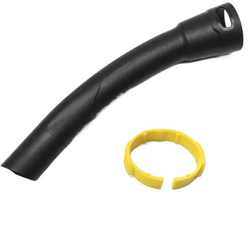 Chuancheng Stabgriff mit gebogenem Ende für Kärcher NT20/30/WD1-6 Staubsauger Ersatzteil # 2.863-012.0 - Schwarz, Kunststoff, 25 mm Durchmesser, 1 Stück von Chuancheng