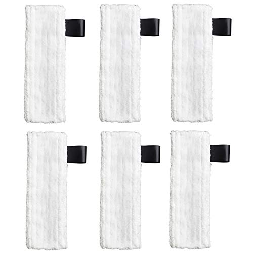 Chuancheng Wischmopp-Pads für Kärcher Easyfix, 6 Stück, Weiß, Reinigungspads von Chuancheng