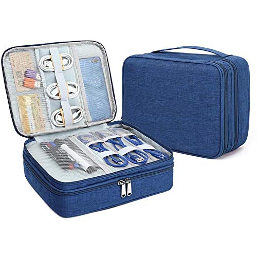 Chuanfeng Kabeltasche 3 Schichte Elektronik Organizer Tasche Und Kabel Organizer Universal Wasserdicht Travel Kabel Organizer Tasche Für Power Bank, Datenkabel, Headset Usw. von Chuanfeng