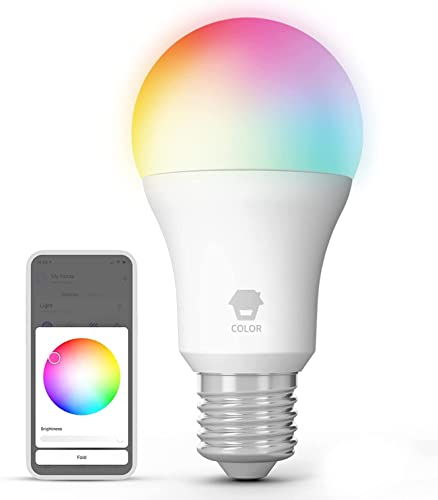 Chuango A609C - Smart WIFI Glühbirne White & Color - Intelligente, energieeffiziente Glühbirne, Alexa, Google, Siri, 10 W, 220-240 V, E27-Fassung von Chuango
