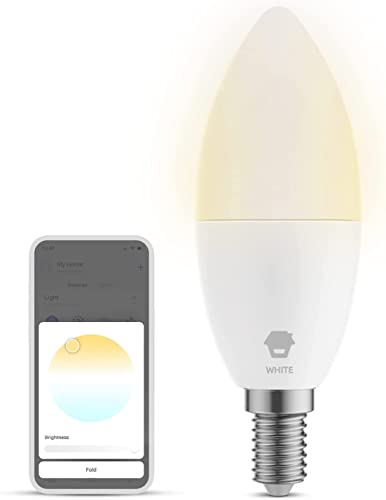 Chuango C372W - Smart Kerzenglühbirne White - Intelligente, energieeffiziente Glühbirne, Alexa, Google, Siri, 5 W, 220-240 V, E14-Fassung von Chuango