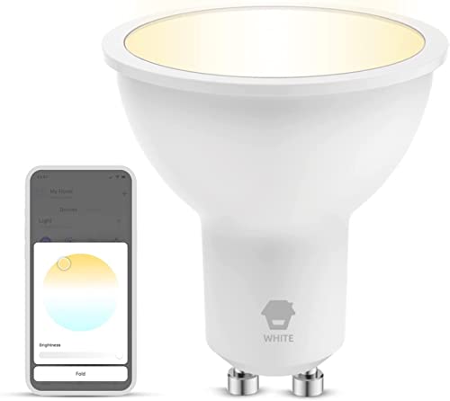 Chuango GU10W - Smart Ambiance LED Glühbirne White, Intelligente, energieeffiziente Glühbirne, Alexa, Google, Siri, 5 W, 220-240 V, GU10-Fassung von Chuango