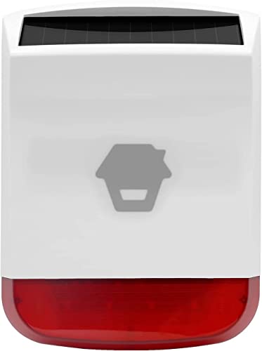 Chuango SPS-260 - solarbetriebene Außensirene, Einbruchalarm, rot blinkendes Stroboskoplicht, 110 dB Lautstärke, Schutzklasse IP55 Chuango SPS-260 - solarbetriebene Außensirene, Einbruchalarm, rot blinkendes Stroboskoplicht, 110 dB Lautstärke, Schutzklasse IP55 von Chuango