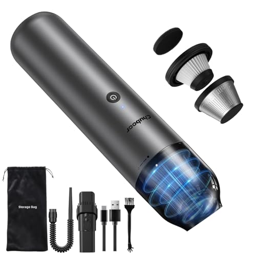 Chuboor Handstaubsauger, Mini-Staubsauger 7000Pa leistungsstark SOG leicht und komfortabel Wiederaufladbarer Handstaubsauger mit HEPA Mehrfachfilterung Autonomie 25 min Wiederaufladbar USB Chuboor Handstaubsauger, Mini-Staubsauger 7000Pa leistungsstark SOG leicht und komfortabel Wiederaufladbarer Handstaubsauger mit HEPA Mehrfachfilterung Autonomie 25 min Wiederaufladbar USB von Chuboor
