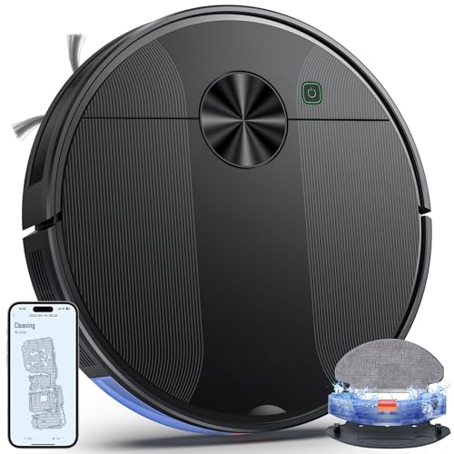 Chuboor Saugroboter mit Wischfunktion 3 in 1 6000Pa 180 Degree Obstacle Detour Staubsauger Roboter Starke Saugkraft Selbstaufladend mit WLAN/App Sprachfunktion 150Min Laufen, für Alle Etagen Chuboor Saugroboter mit Wischfunktion 3 in 1 6000Pa 180 Degree Obstacle Detour Staubsauger Roboter Starke Saugkraft Selbstaufladend mit WLAN/App Sprachfunktion 150Min Laufen, für Alle Etagen von Chuboor