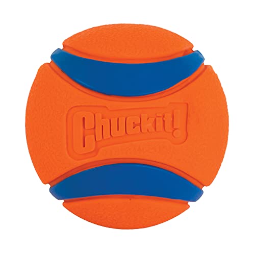 Chuckit – Ultra Ball Medium – 1 Jagdball für Hunde – Robuster und vielseitiger Ball – Ball der auf der Wasseroberfläche schwimmt – Kompatibel mit Chuckit Launchern - 6,5 cm Durchmesser von Chuckit!