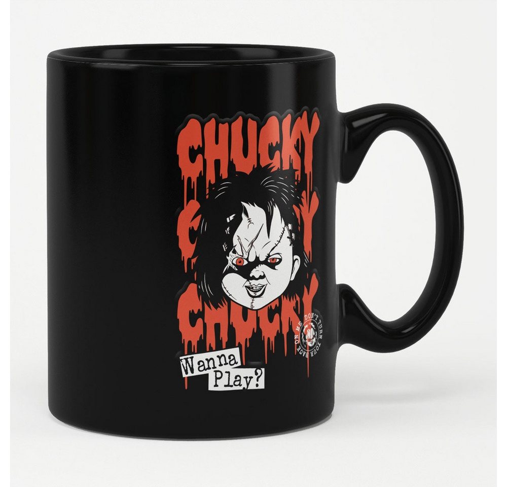 Chucky Becher Wanna Play Mug Chucky Becher Wanna Play Mug von Chucky