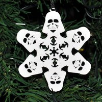 10 cm Darth Vader Hommage-Schneeflocke Ornament von Chuddywinks