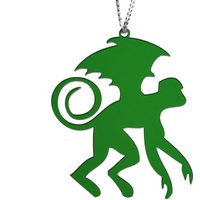 Fliegender Affe Ornament von Chuddywinks