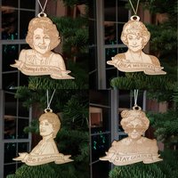 Goldene Mädchen Ornament Set von Chuddywinks