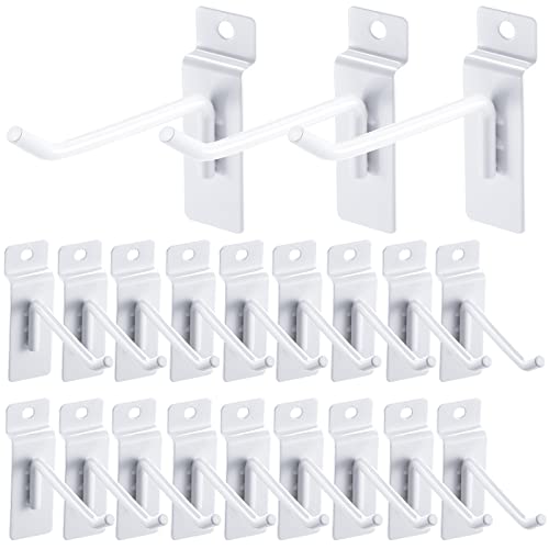 Chumia Slatwall Haken aus Edelstahl, 10,2 cm, Weiß, für Garage, Organisation, Lamellen-Wandhaken für Wandhalterung, robuste Paneele, Display, Werkzeuge, Gartenausrüstung, Haushaltsgegenstände, 50 Chumia Slatwall Haken aus Edelstahl, 10,2 cm, Weiß, für Garage, Organisation, Lamellen-Wandhaken für Wandhalterung, robuste Paneele, Display, Werkzeuge, Gartenausrüstung, Haushaltsgegenstände, 50 von Chumia