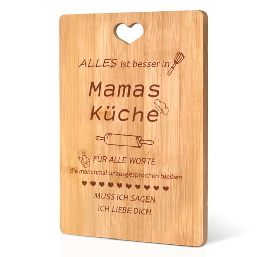 Geschenke für Mama, Muttertagsgeschenk Bambus Schneidebrett, Geburtstagsgeschenk für Mama, Weihnachtsgeschenke für Mama von Tochter Sohn Geschenke für Mama, Muttertagsgeschenk Bambus Schneidebrett, Geburtstagsgeschenk für Mama, Weihnachtsgeschenke für Mama von Tochter Sohn von ChunDA