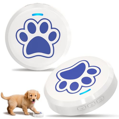 ChunHee Hundeglocken Toilettentraining - Hundetürklingel zum Draußen Töpfchenglocken für Welpen mit einstellbarer Lautstärke & 28 Klingeltönen lehren Welpen das Klingeln statt Bellen und Kratzen ChunHee Hundeglocken Toilettentraining - Hundetürklingel zum Draußen Töpfchenglocken für Welpen mit einstellbarer Lautstärke & 28 Klingeltönen lehren Welpen das Klingeln statt Bellen und Kratzen von ChunHee