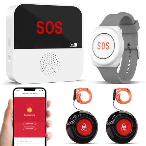 ChunHee Notrufknopf für Senioren Senioren Notruf Tuya WiFi Smart Notrufklingel Alert System für ältere Patienten Behinderte,Kinder ChunHee Notrufknopf für Senioren Senioren Notruf Tuya WiFi Smart Notrufklingel Alert System für ältere Patienten Behinderte,Kinder von ChunHee