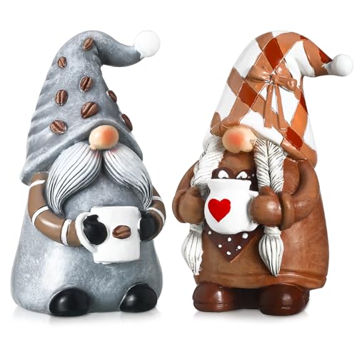 2 Stück Kaffeezwerge Kaffeebar Dekor Zubehör Weihnachten Schwedische Tomte Zwerge Harz Zwerg Figuren Etagere Tablett Sammlerstück Tischplatte Küche Dekorationen für Zuhause Küche Bauernhaus Büro 2 Stück Kaffeezwerge Kaffeebar Dekor Zubehör Weihnachten Schwedische Tomte Zwerge Harz Zwerg Figuren Etagere Tablett Sammlerstück Tischplatte Küche Dekorationen für Zuhause Küche Bauernhaus Büro von Chunful