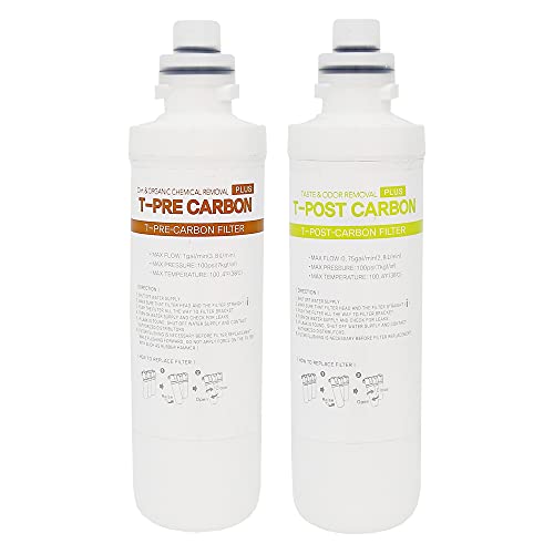 ChungHo Nais 2er Set: T-PRE-Carbon Filter + T-Post-Carbon Filter Wasseraufbereitungsanlagen/Ersatzfilter ChungHo Nais 2er Set: T-PRE-Carbon Filter + T-Post-Carbon Filter Wasseraufbereitungsanlagen/Ersatzfilter von ChungHo Nais