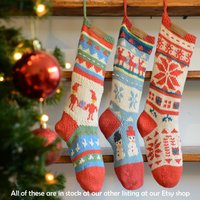 Weihnachtsstrümpfe - Handgestrickt Und Personalisiert von ChunkiChilli