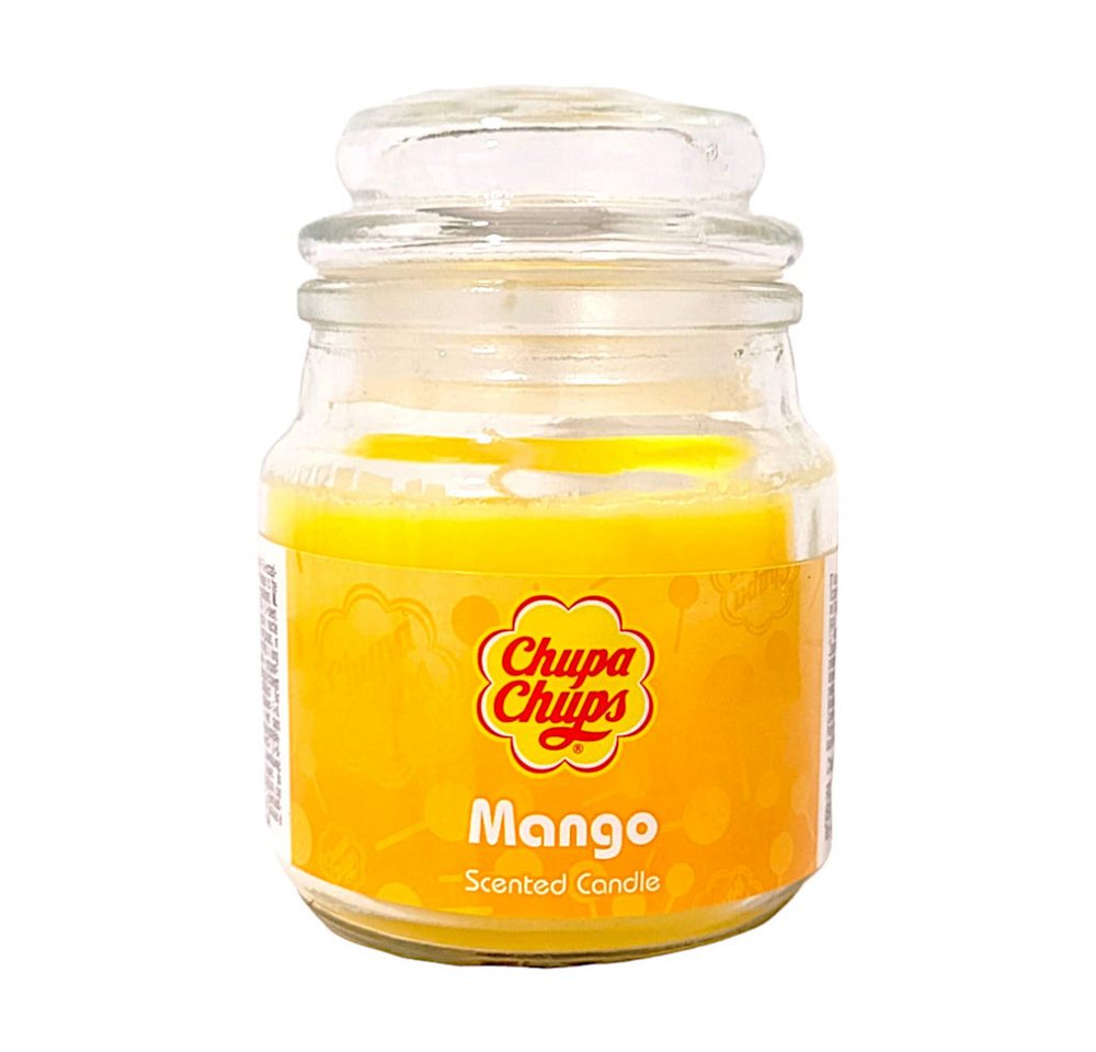 Chupa Chups Duftkerze Chupa Chups Kerze im Glas Mango Duftkerze 85g von Chupa Chups