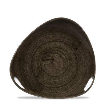 CHURCHILL Stonecast -Triangle Plate Teller- Durchmesser: Ø19,2cm, Farbe wählbar (Iron Black) von Churchill