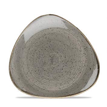 CHURCHILL Stonecast -Triangle Plate Teller- Durchmesser: Ø19,2cm, Farbe wählbar (Peppercorn Grey) von Churchill