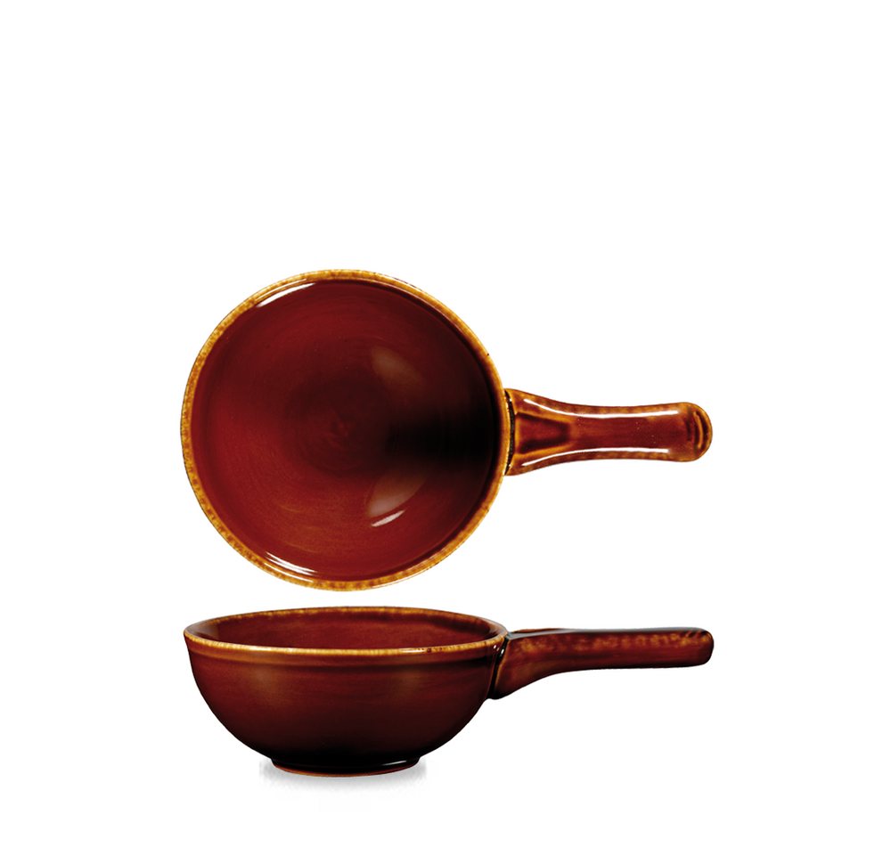 Churchill Bratpfanne Rustics Simmer Stielpfanne 24,5cm / 57cl, 6 Stück, Braun von Churchill