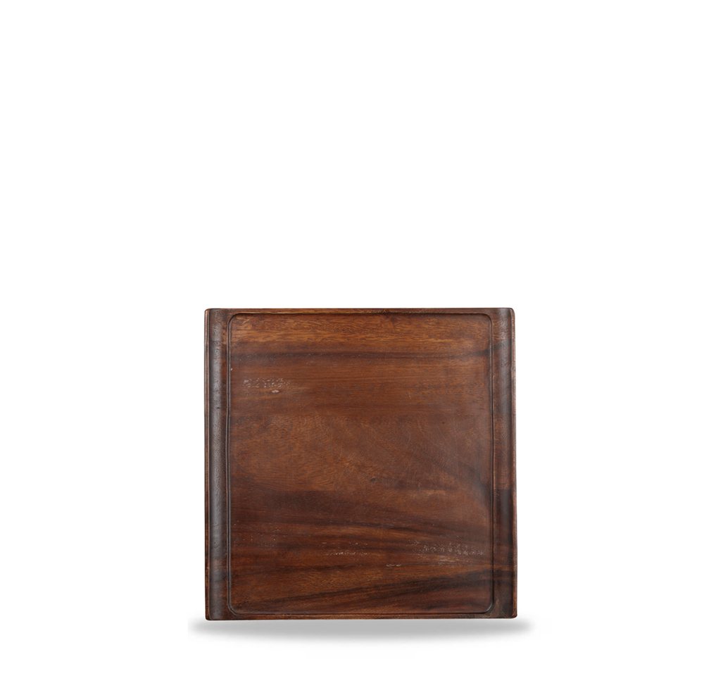 Churchill Tablett Alchemy Buffet Trays & Covers - Quadratisches Holztablett 30,3x30,3cm, Holz von Churchill