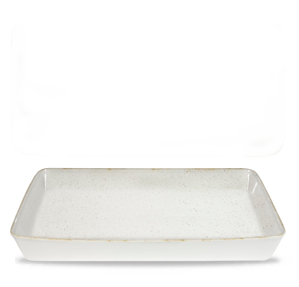 Churchill Tablett Super Vitrified Stonecast Barley White Buffetschale, Porzellan von Churchill