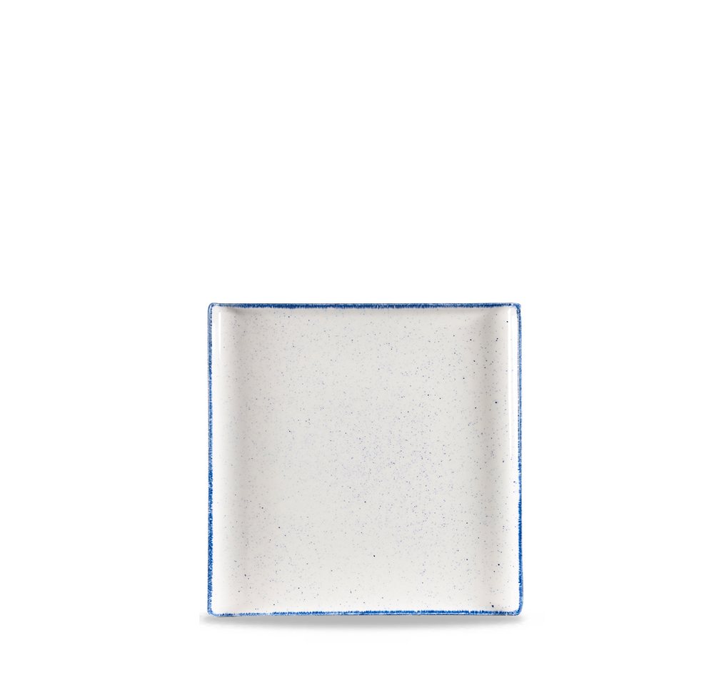 Churchill Tablett Super Vitrified Stonecast Indigo Buffet Tablett, 30,3 cm, 4, Porzellan von Churchill