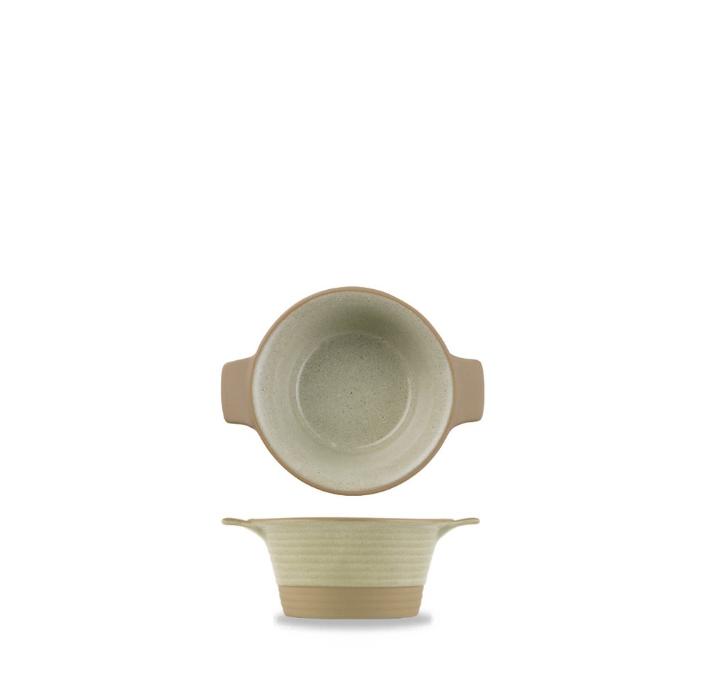 Churchill Schale Natursteinig Runde Igneous Pfanne 40Cl / 14Cm, 6 Stück, Steinzeug von Churchill