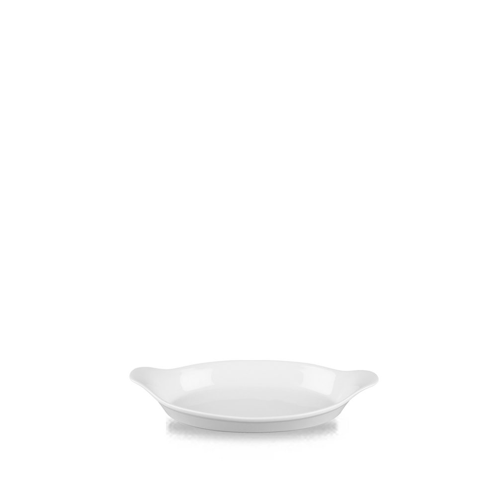 Churchill Schale Super Vitrified Oval Cookware Pfanne 20.5X11.3Cm /25,5Cl, 6, Porzellan von Churchill