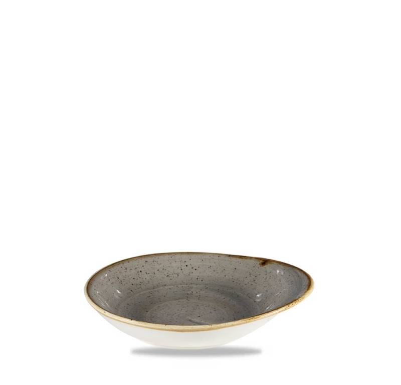 Churchill Schale Super Vitrified Stonecast Peppercorn Schale Oval Tief, Porzellan von Churchill