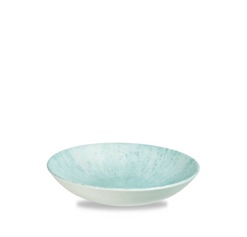 Churchill Schale Super Vitrified Studio Prints Stone Aquamarine Teller Tief, Porzellan von Churchill