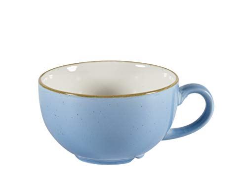 Churchill Stonecast -Cappuccino Cup- Inhalt: 22,7cl, Farbe wählbar (Cornflower Blue) von Churchill