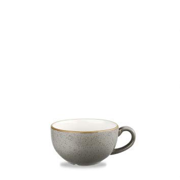 Churchill Stonecast -Cappuccino Cup- Inhalt: 34cl, Farbe wählbar (Peppercorn Grey) von Churchill