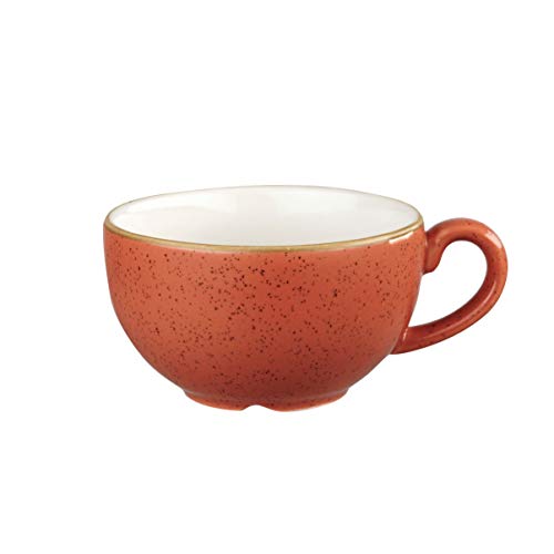 Churchill Stonecast -Cappuccino Cup- Inhalt: 34cl, Farbe wählbar (Spiced Orange) von Churchill