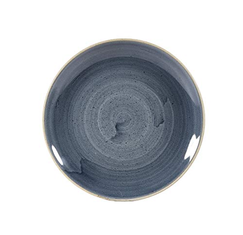 Churchill Stonecast -Coupe Bowl Schüssel- Durchmesser: Ø24,8cm, Farbe wählbar (Blueberry) von Churchill