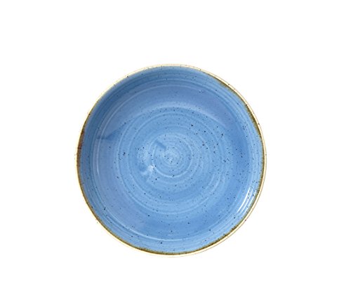 Churchill Stonecast -Coupe Bowl Schüssel- Durchmesser: Ø18,2cm, Farbe wählbar (Cornflower Blue) von Churchill