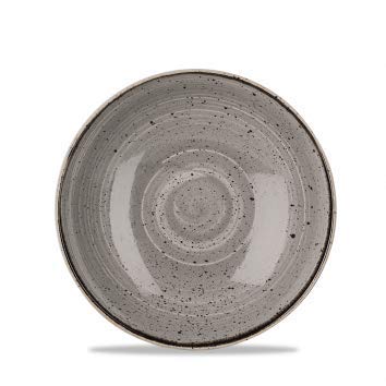 Churchill Stonecast -Coupe Bowl Schüssel- Durchmesser: Ø24,8cm, Farbe wählbar (Peppercorn Grey) von Churchill