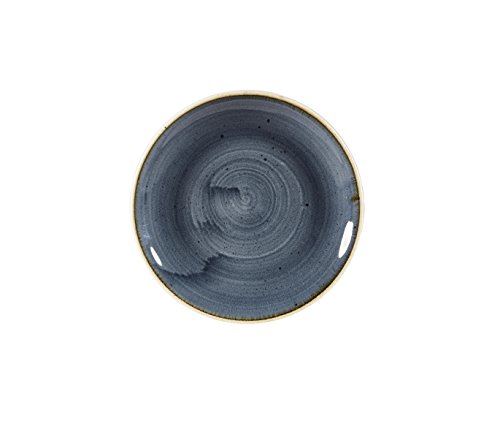 Churchill Stonecast -Coupe Plate Teller- Durchmesser: Ø16,5cm, Farbe wählbar (Blueberry) von Churchill