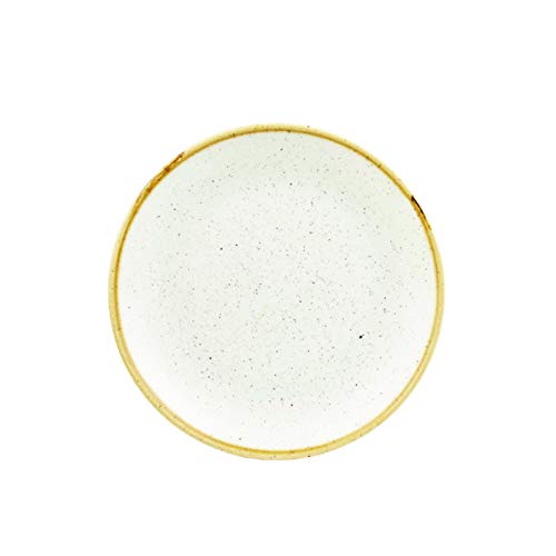 Churchill Stonecast -Coupe Plate Teller- Durchmesser: Ø21,7cm, Farbe wählbar (Barley White) von Churchill