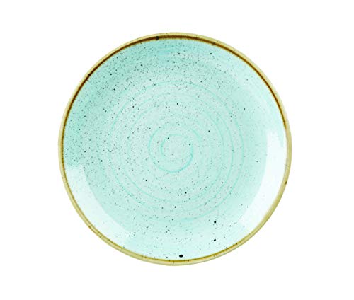 Churchill Stonecast -Coupe Plate Teller- Durchmesser: Ø28,8cm, Farbe wählbar (Duck Egg Blue) von Churchill