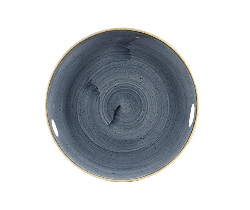 Churchill Stonecast -Coupe Plate Teller- Durchmesser: Ø21,7cm, Farbe wählbar (Blueberry) von Churchill