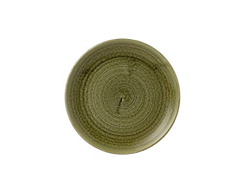 Churchill Stonecast -Coupe Plate Teller- Durchmesser: Ø21,7cm, Farbe wählbar (Olive) von Churchill