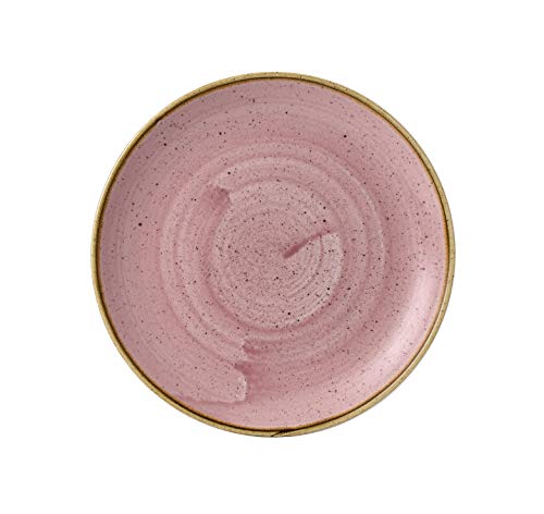 Churchill Stonecast -Coupe Plate Teller- Durchmesser: Ø21,7cm, Farbe wählbar (Petal Pink) von Churchill