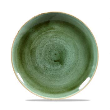 Churchill Stonecast -Coupe Plate Teller- Durchmesser: Ø21,7cm, Farbe wählbar (Samphire Green) von Churchill