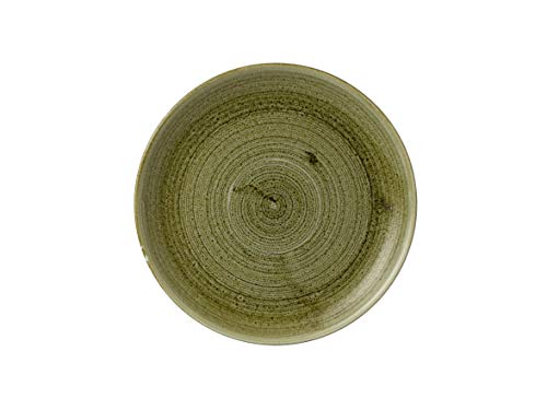 Churchill Stonecast -Coupe Plate Teller- Durchmesser: Ø26,0cm, Farbe wählbar (Olive) von Churchill